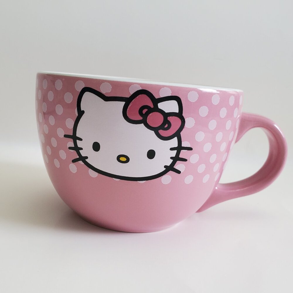 Hello Kitty Ceramic Coffee/Tea/Soup Mug, 24oz, NWT